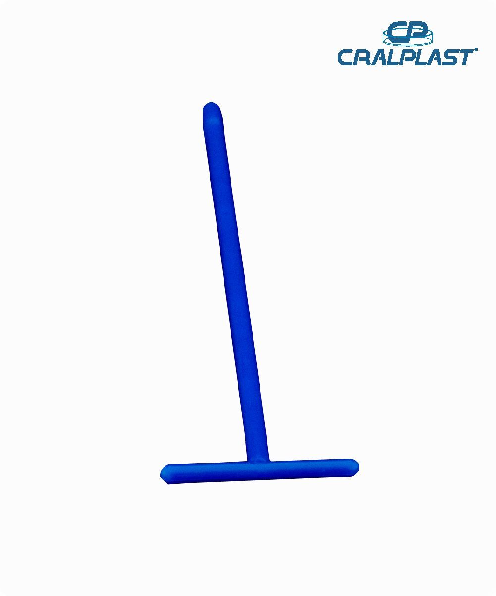 Alça para esfregaço formato T cor azul